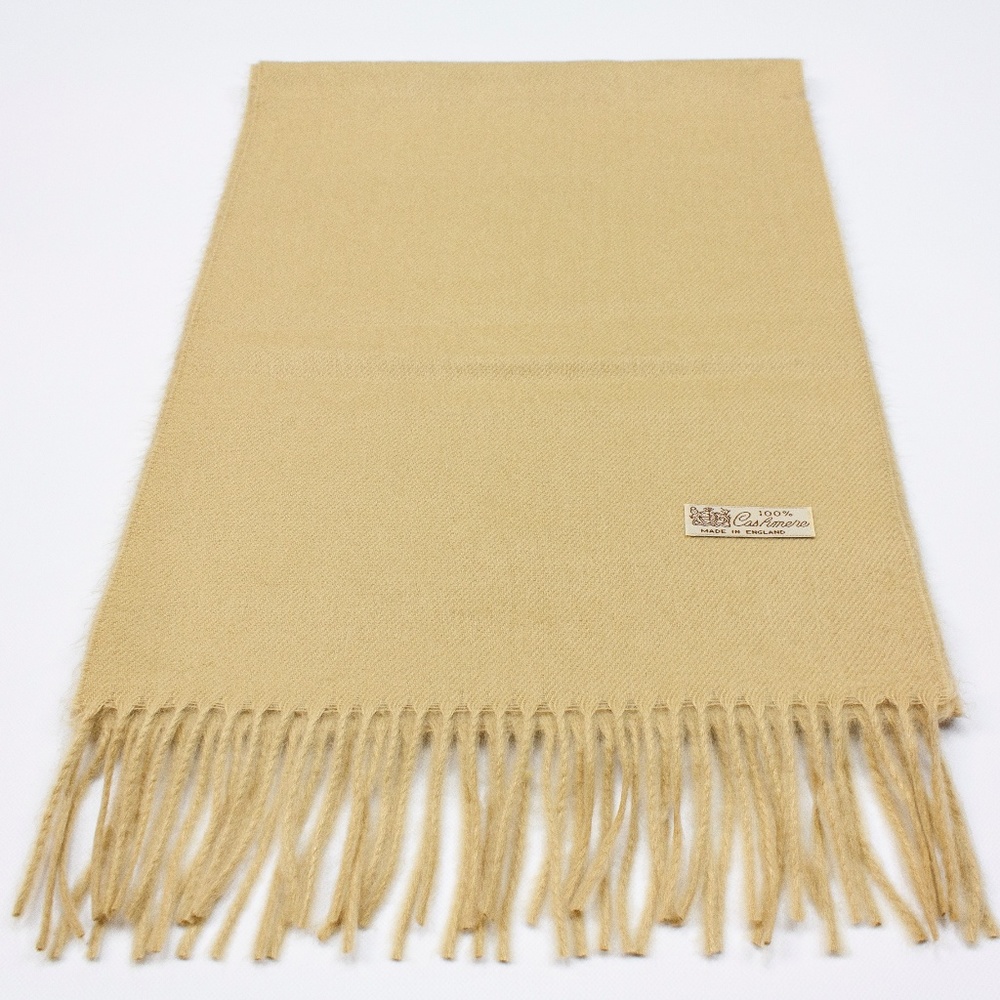 Tan Cashmere Scarf